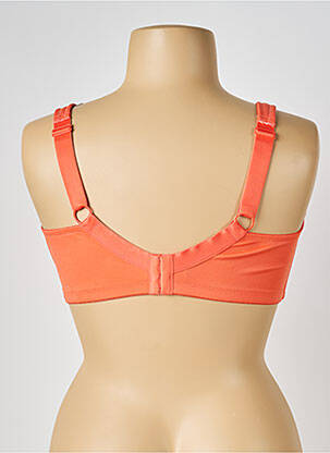 Soutien-gorge sans armature haut soutien-gorge emboitant orange NATURANA femme
