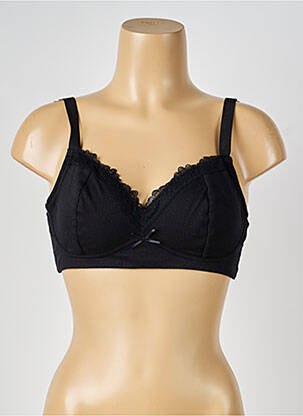 Soutien-gorge sans armature haut soutien-gorge emboitant noir DAMART femme