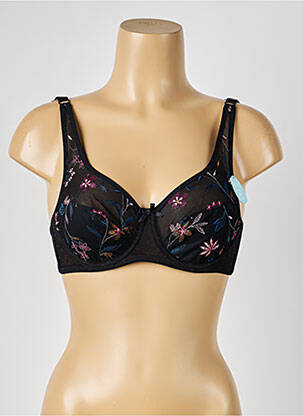 Soutien-gorge broderie haut soutien-gorge emboitant noir DAMART femme