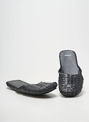 Mules/sabots talon plat jusqu'à 3cm noir MEXX femme