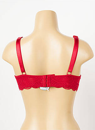 Soutien-gorge sans armature haut soutien-gorge moulé rouge DAMART femme