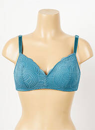Soutien-gorge sans armature haut soutien-gorge moulé bleu DAMART femme