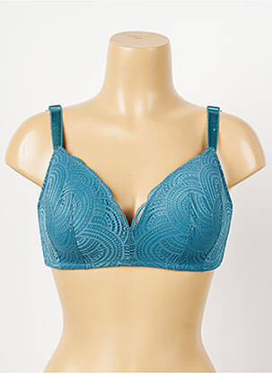 Soutien-gorge sans armature haut soutien-gorge moulé bleu DAMART femme