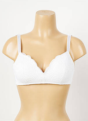 Soutien-gorge sans armature haut soutien-gorge moulé blanc DAMART femme