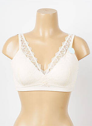 Soutien-gorge sans armature haut soutien-gorge moulé beige DAMART femme