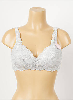 Soutien-gorge sans armature haut soutien-gorge moulé gris DAMART femme