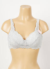 Soutien-gorge sans armature haut soutien-gorge moulé gris DAMART femme