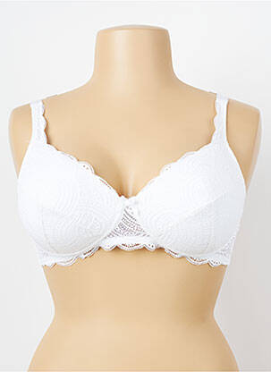 Soutien-gorge sans armature haut soutien-gorge moulé blanc DAMART femme