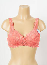 Soutien-gorge sans armature haut soutien-gorge moulé orange DAMART femme