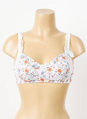Soutien-gorge sans armature haut soutien-gorge emboitant blanc DAMART femme