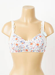 Soutien-gorge sans armature haut soutien-gorge emboitant blanc DAMART femme