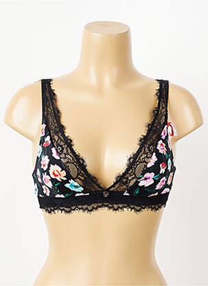 Soutien-gorge sans armature bralettes noir MORGAN femme