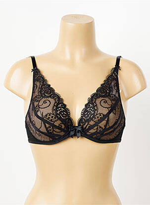 Soutien-gorge légère et transparente haut soutien-gorge emboitant noir AUBADE femme
