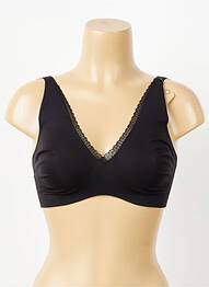 Soutien-gorge sans armature haut soutien-gorge emboitant noir DAMART femme