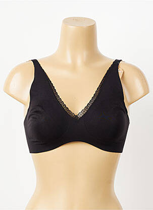 Soutien-gorge sans armature haut soutien-gorge emboitant noir DAMART femme