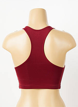 Top stretch sans manche rouge DAMART femme