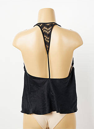 Top/caraco tissage satiné noir CHANTAL THOMASS femme