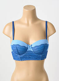 Soutien-gorge haut soutien-gorge push-up haut soutien-gorge push-up bleu CYBÈLE femme