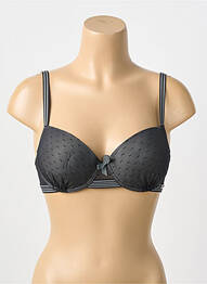 Soutien-gorge légère et transparente haut soutien-gorge moulé noir CYBÈLE femme