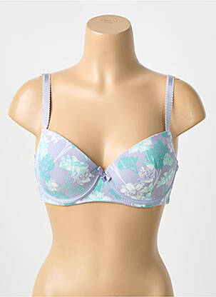 Soutien-gorge effet matière satinée haut soutien-gorge moulé violet NATURANA femme