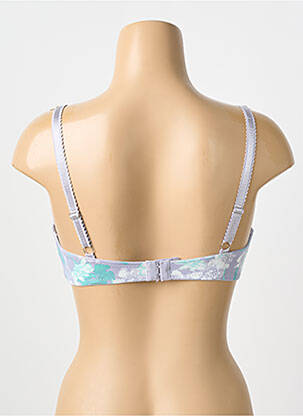 Soutien-gorge effet matière satinée haut soutien-gorge moulé violet NATURANA femme