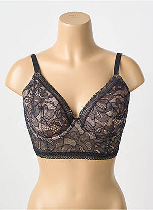 Soutien-gorge légère et transparente haut soutien-gorge moulé noir WOLFORD femme