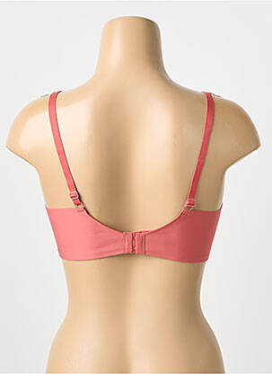 Soutien-gorge effet matière satinée haut soutien-gorge moulé rose NATURANA femme