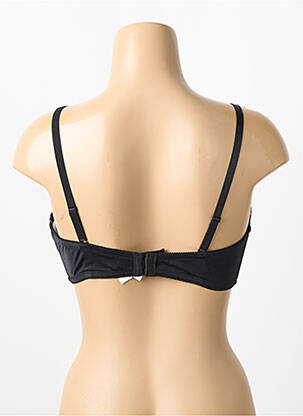 Soutien-gorge effet matière satinée haut soutien-gorge moulé noir NATURANA femme