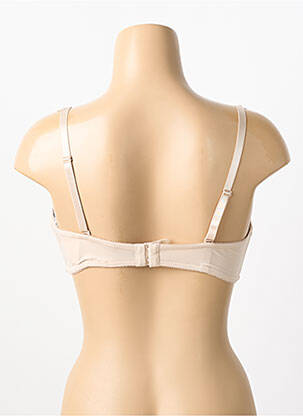 Soutien-gorge effet matière satinée haut soutien-gorge moulé chair NATURANA femme