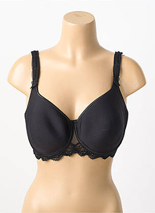 Soutien-gorge effet matière satinée haut soutien-gorge moulé noir AUBADE femme