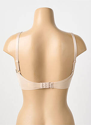 Soutien-gorge effet matière satinée haut soutien-gorge moulé chair NATURANA femme