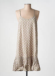 Jupon /fond de robe coupe droite vert RHUM RAISIN femme