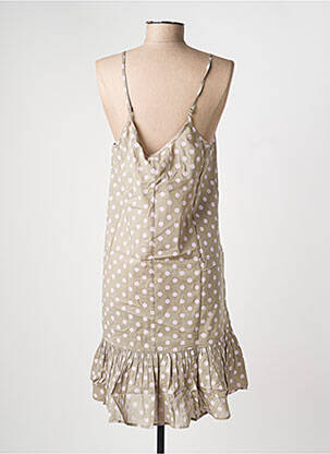 Jupon /fond de robe coupe droite vert RHUM RAISIN femme