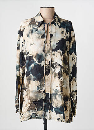Blouse imprimé fantaisie manches longues noir RHUM RAISIN femme