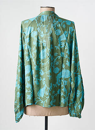 Blouse imprimé fantaisie manches longues vert RHUM RAISIN femme