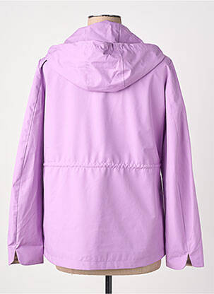 Imperméable manches longues a capuche violet VIRGINIA BLU' femme