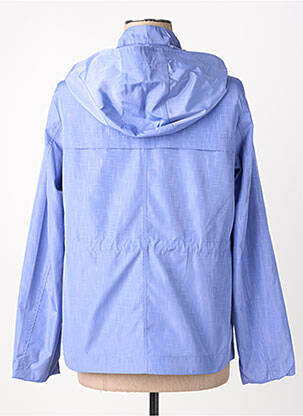 Imperméable manches longues a capuche bleu VIRGINIA BLU' femme