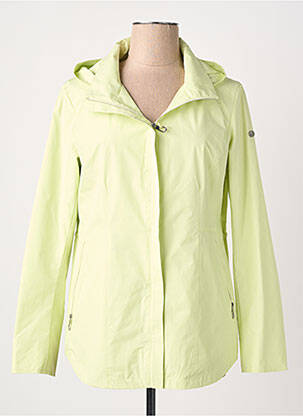 Imperméable manches longues a capuche vert VIRGINIA BLU' femme