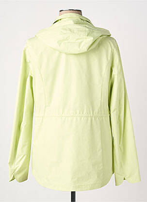 Imperméable manches longues a capuche vert VIRGINIA BLU' femme