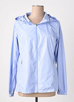 Imperméable manches longues sans capuche bleu VIRGINIA BLU' femme