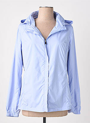 Imperméable manches longues sans capuche bleu VIRGINIA BLU' femme