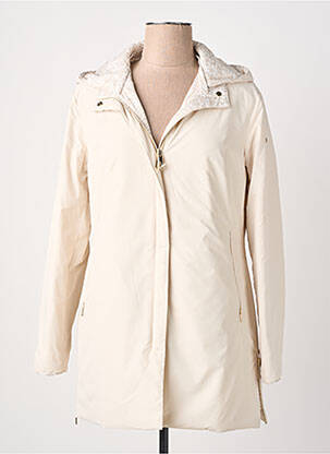 Parka capuche a capuche beige VIRGINIA BLU' femme