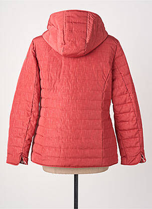 Doudoune manches longues a capuche rouge VIRGINIA BLU' femme