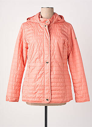 Doudoune poches a capuche rose VIRGINIA BLU' femme
