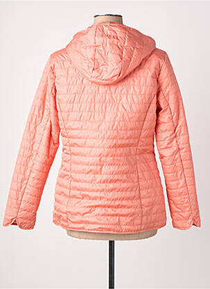 Doudoune poches a capuche rose VIRGINIA BLU' femme
