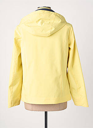 Imperméable fermeture zippée sur le devant a capuche jaune VIRGINIA BLU' femme