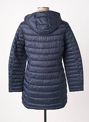 Doudoune manches longues a capuche bleu VIRGINIA BLU' femme