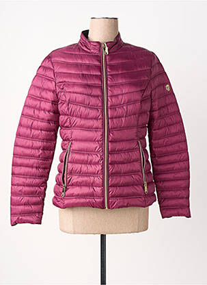 Doudoune manches longues sans capuche violet VIRGINIA BLU' femme