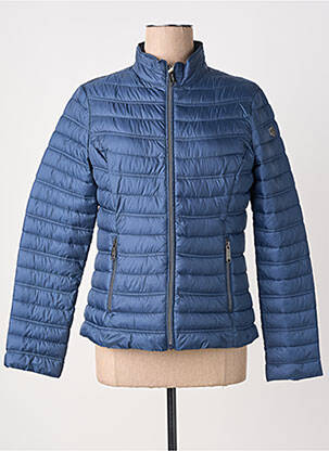 Doudoune manches longues sans capuche bleu VIRGINIA BLU' femme