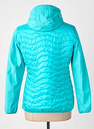 Doudoune manches longues a capuche bleu VIRGINIA BLU' femme